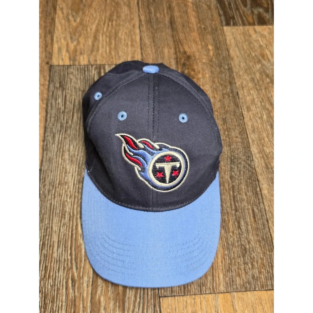 NFL Tennessee Titans Youth Hat Navy Blue Adjustable Baseball Cap Kids Size 4-7